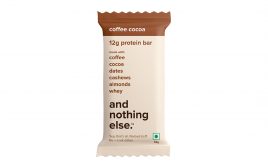 And Nothing Else Coffee Cocoa 12g Protein Bar  Pack  52 grams